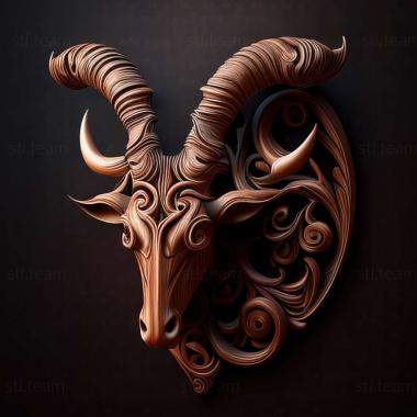 3D model horns (STL)